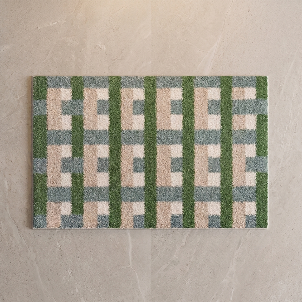 Merano Mint Grid stone bg