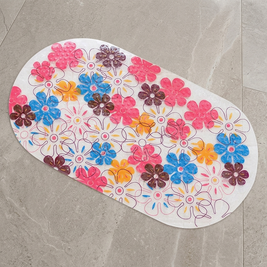 Style 3 Playwave Funduck bath mat on stone floor, overhead