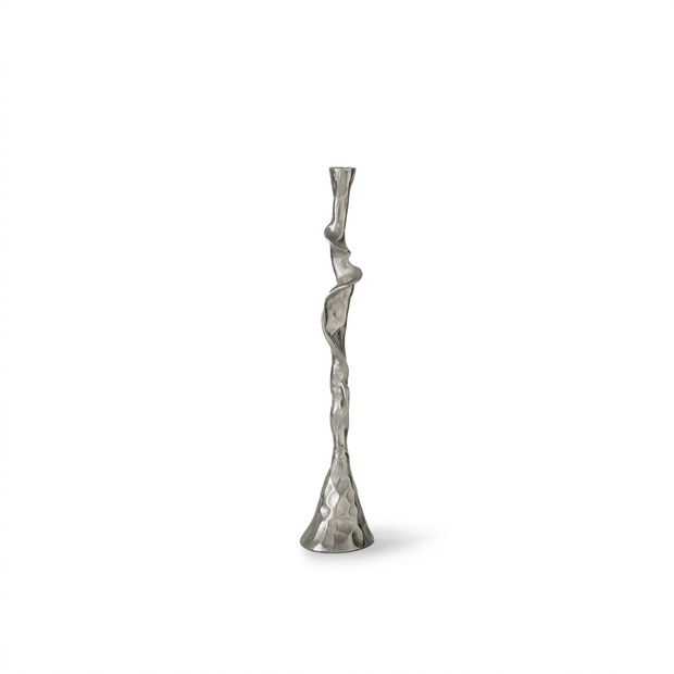 Aluminum Candle Holder on a white background