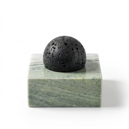 Marble Lava Stone Oil Diffuser on a white background