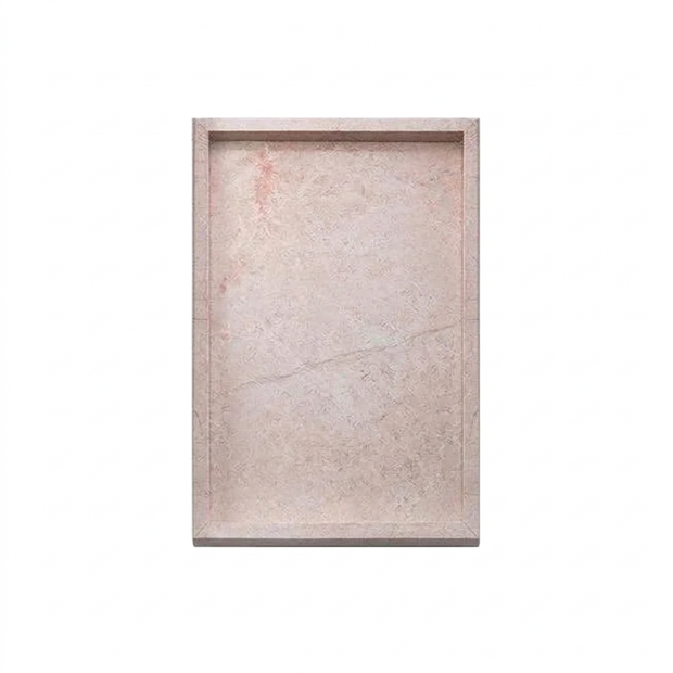 Pink Marble Tray on a white background