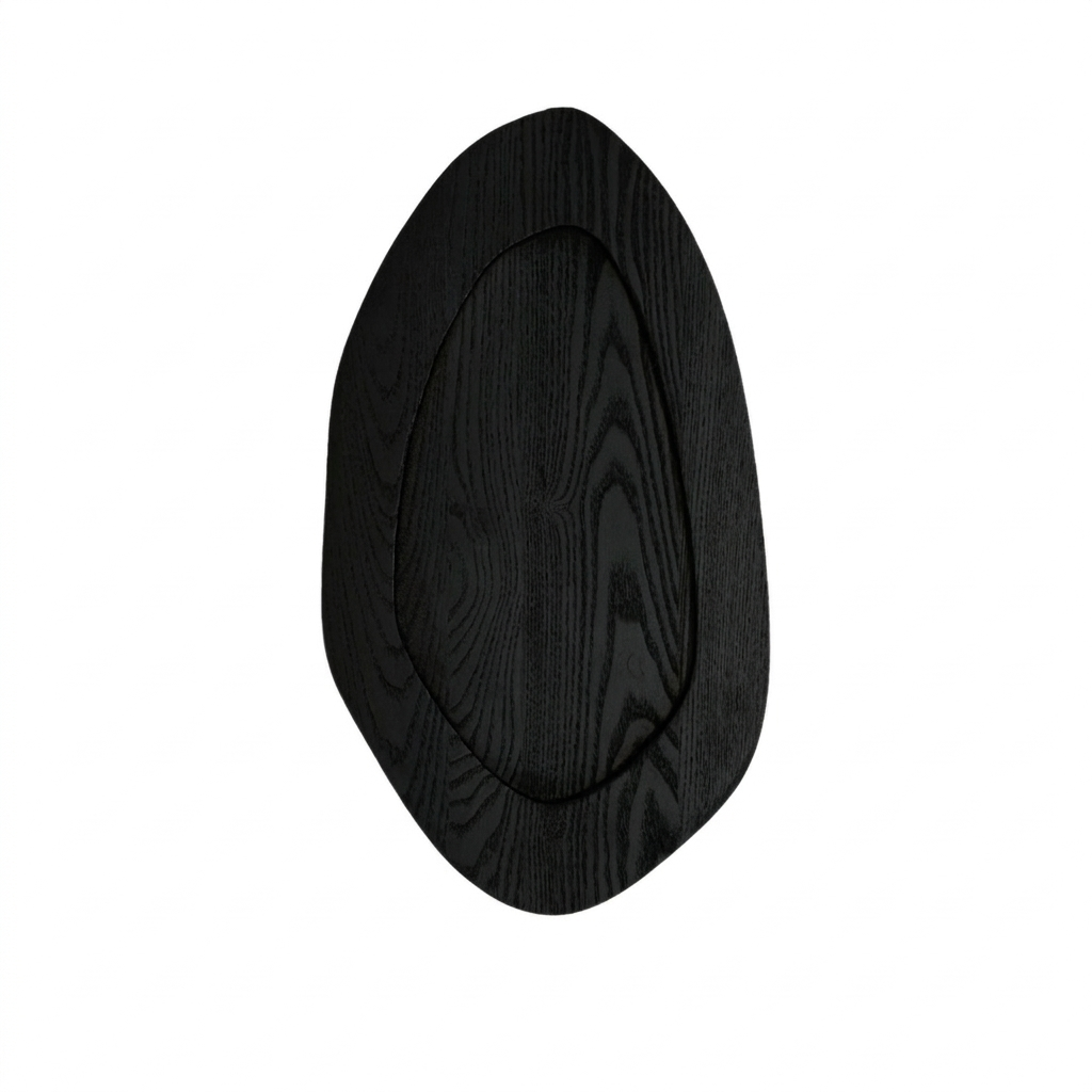 Wooden Serving Tray on a white background