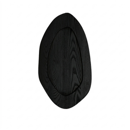 Wooden Serving Tray on a white background
