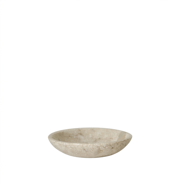 Marble Pedestal Bowl on a white background