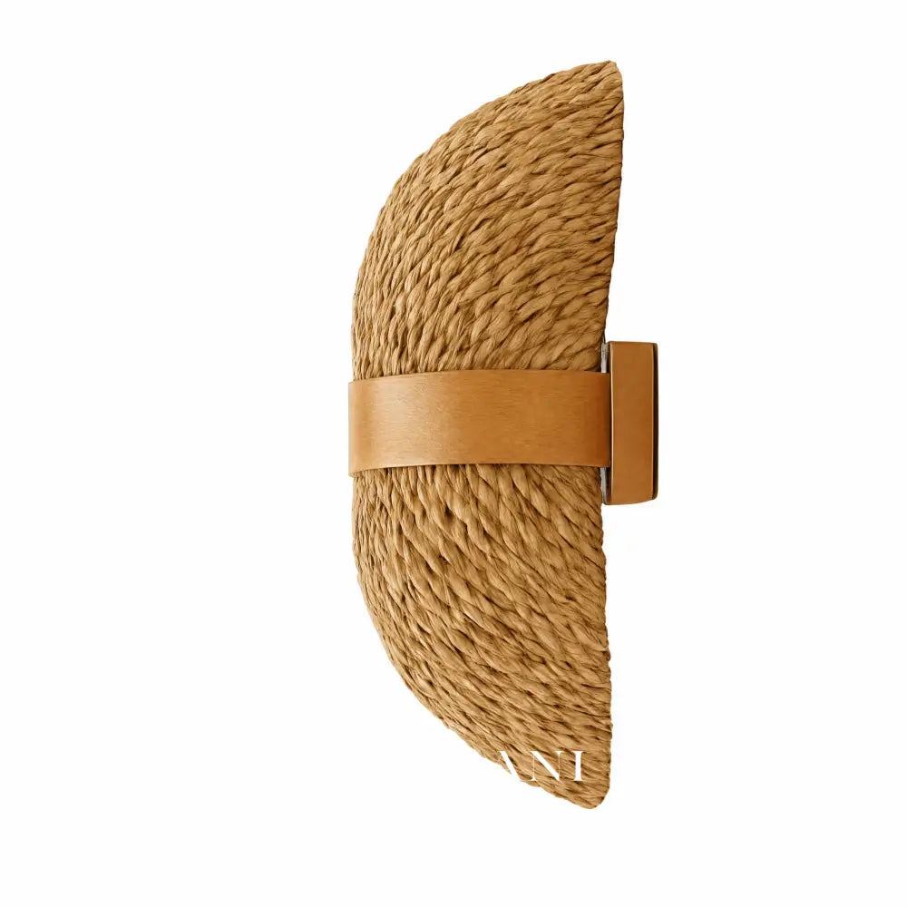 AKARI: Japanse Rotan Wandlamp met Henneptouw - Volsani
