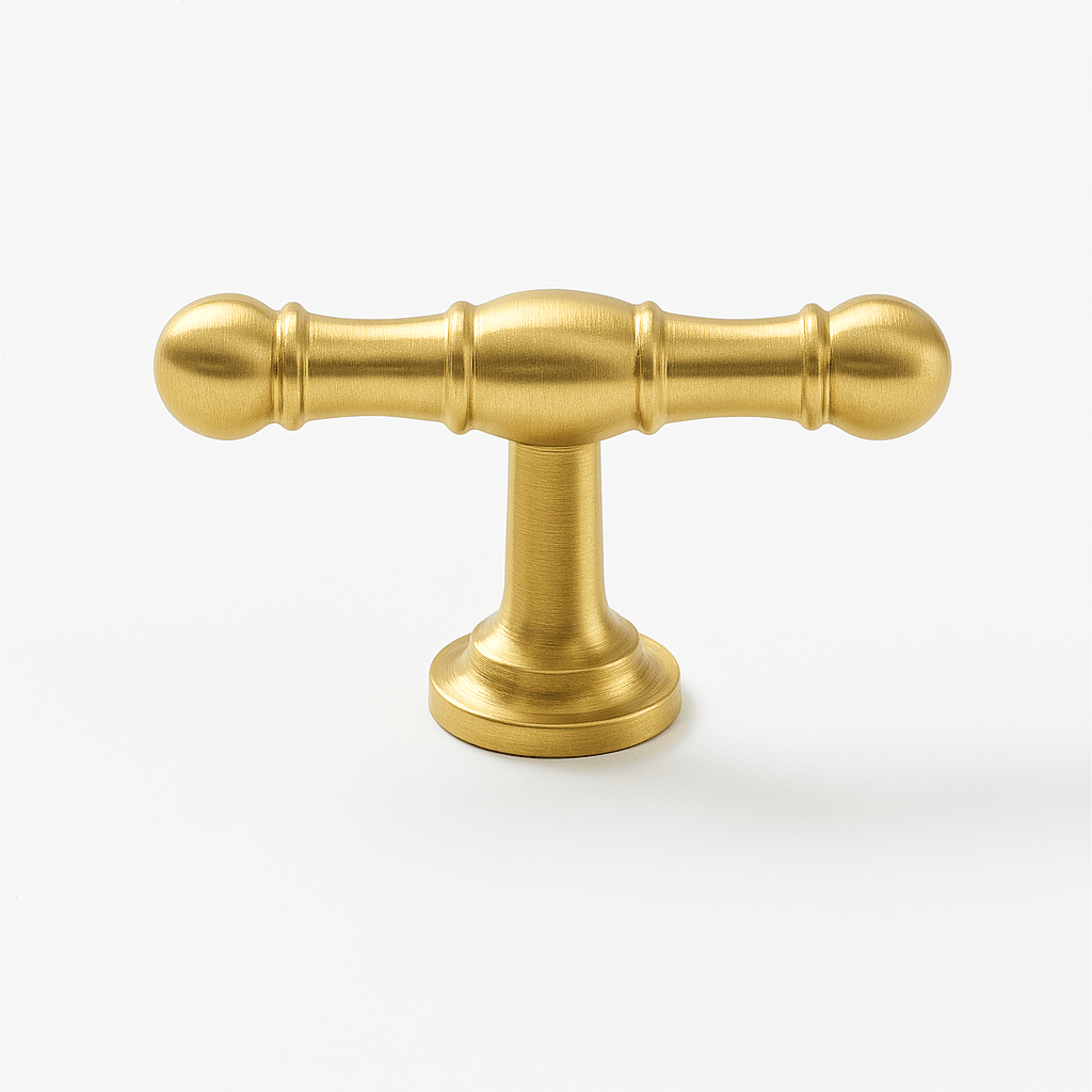 Cabinet Knobs & Drawer Pull Bars, Timeless Kitchen & Dresser Hardware, Comfortable Rounded Grip, Set of 2 in 3 Finishes, 0.7-7.6in