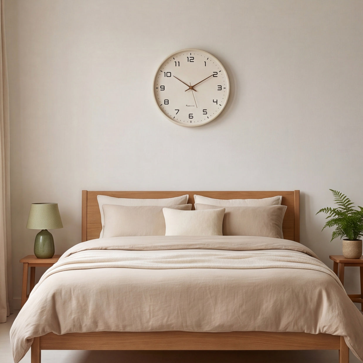 HUGO: Houten Wandklok
