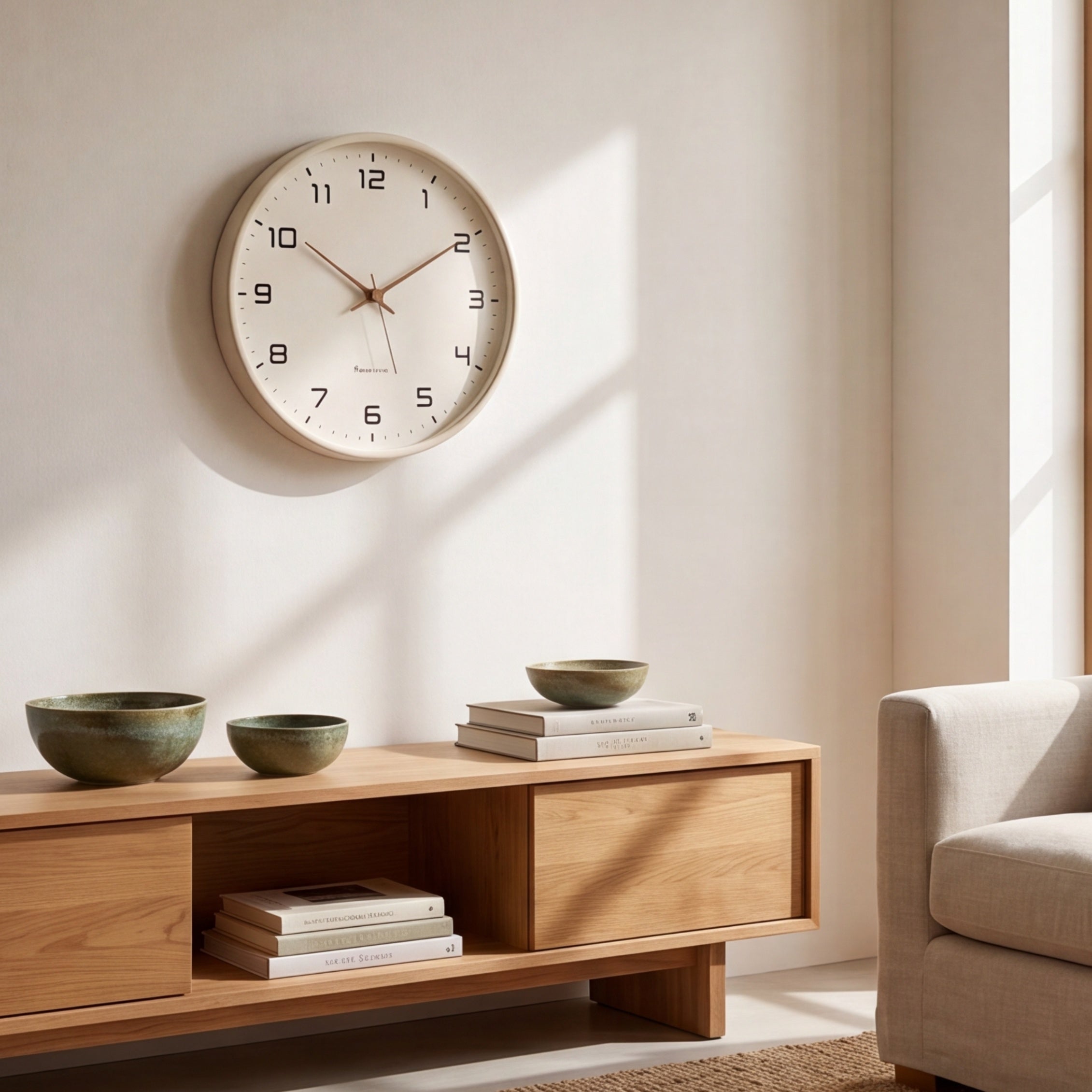 HUGO: Houten Wandklok