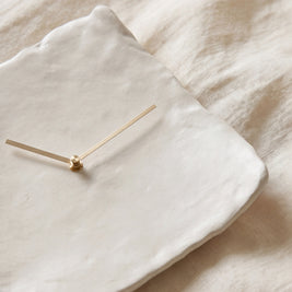 IDA: Wandklok in Wabi-Sabi Stijl