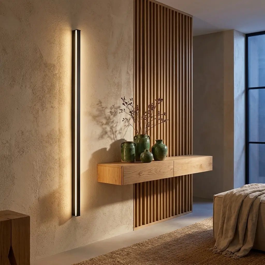 JARI: Lineaire Wandlamp (Metaal) - Volsani