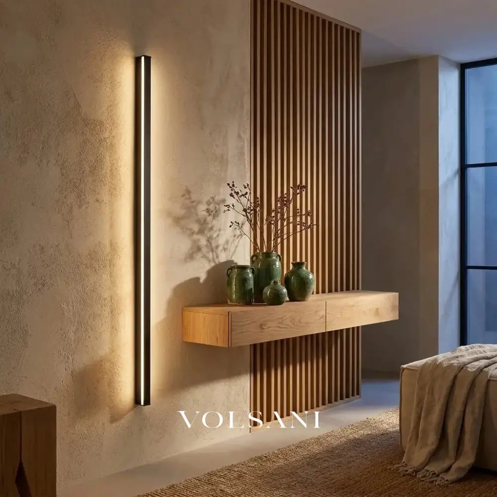 JARI: Lineaire Wandlamp (Metaal) - Volsani