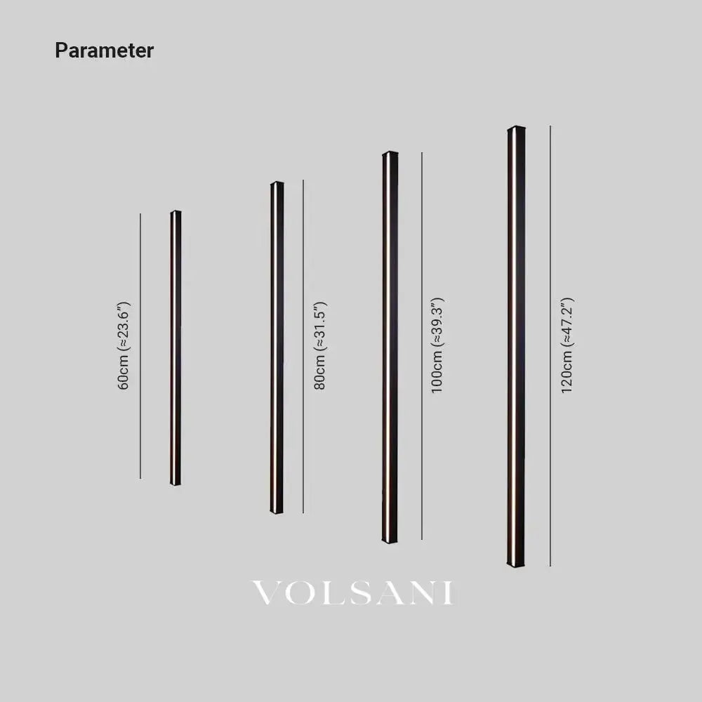 JARI: Lineaire Wandlamp (Metaal) - Volsani