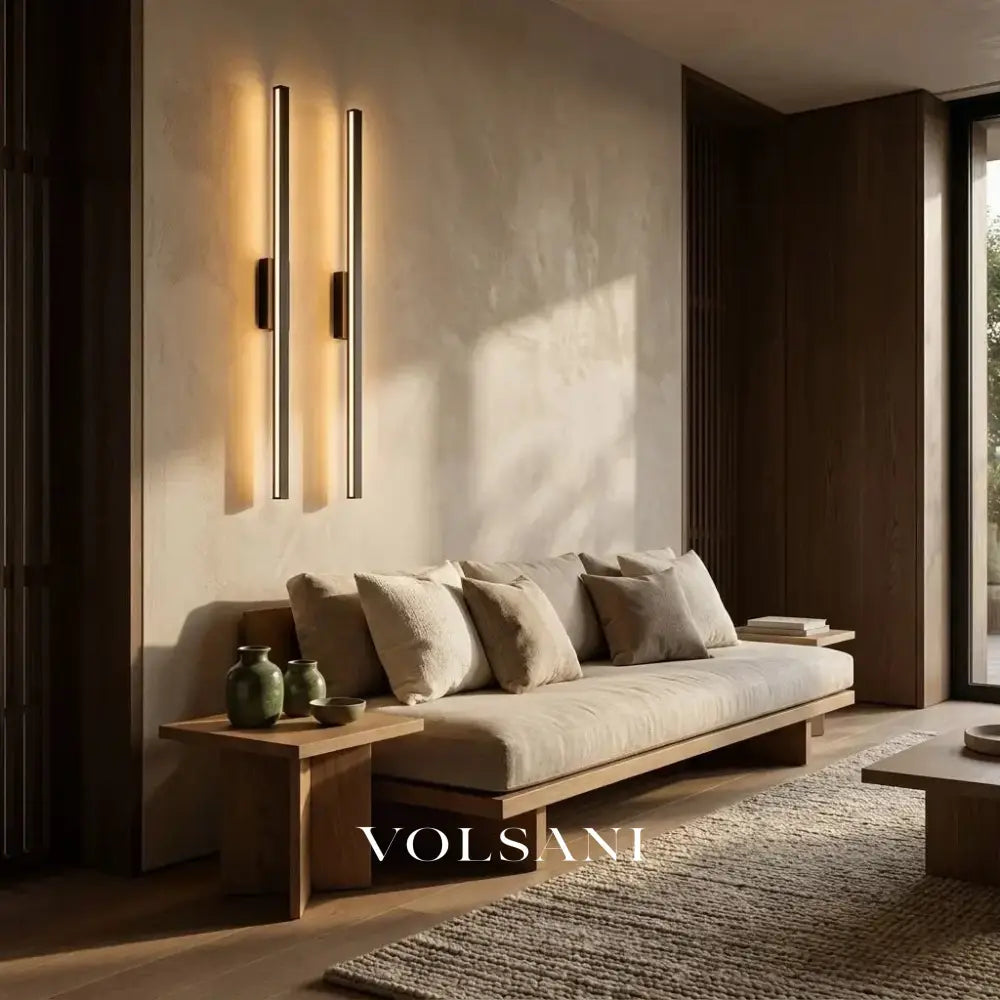 JARI: Lineaire Wandlamp (Metaal) - Volsani
