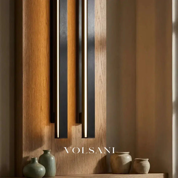 JARI: Lineaire Wandlamp (Metaal) - Volsani