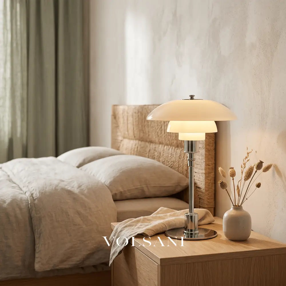 JOLIJN: Paddenstoel Tafellamp – Scandinavisch Design met E27 - Volsani