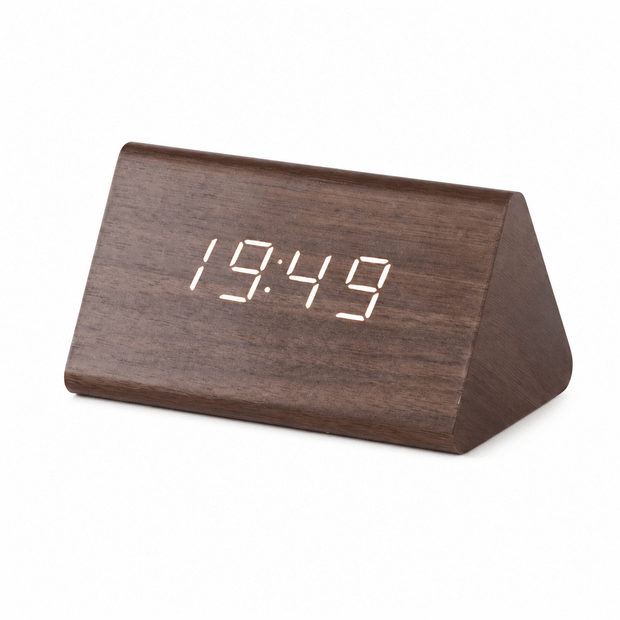 KEI: Houten Digitale Wekker - Volsani
