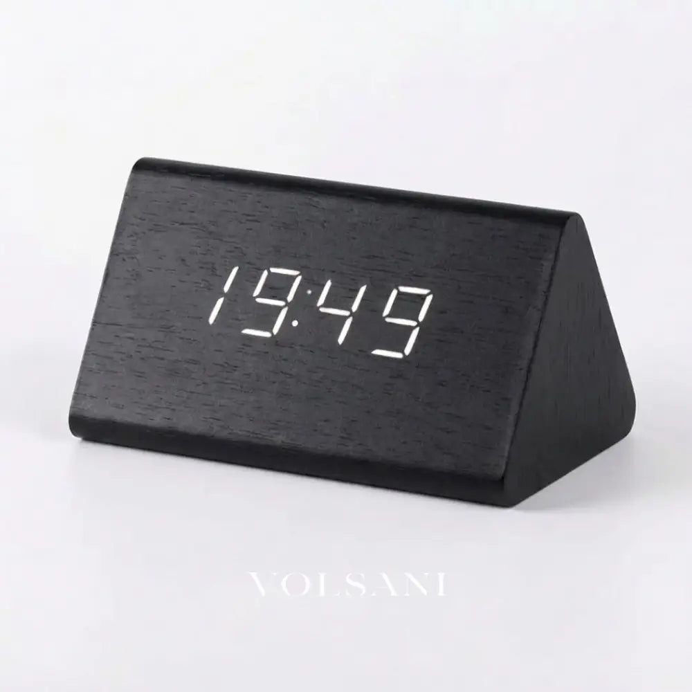 KEI: Houten Digitale Wekker - Volsani