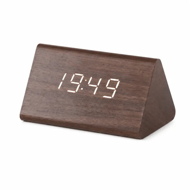 KEI: Houten Digitale Wekker - Volsani