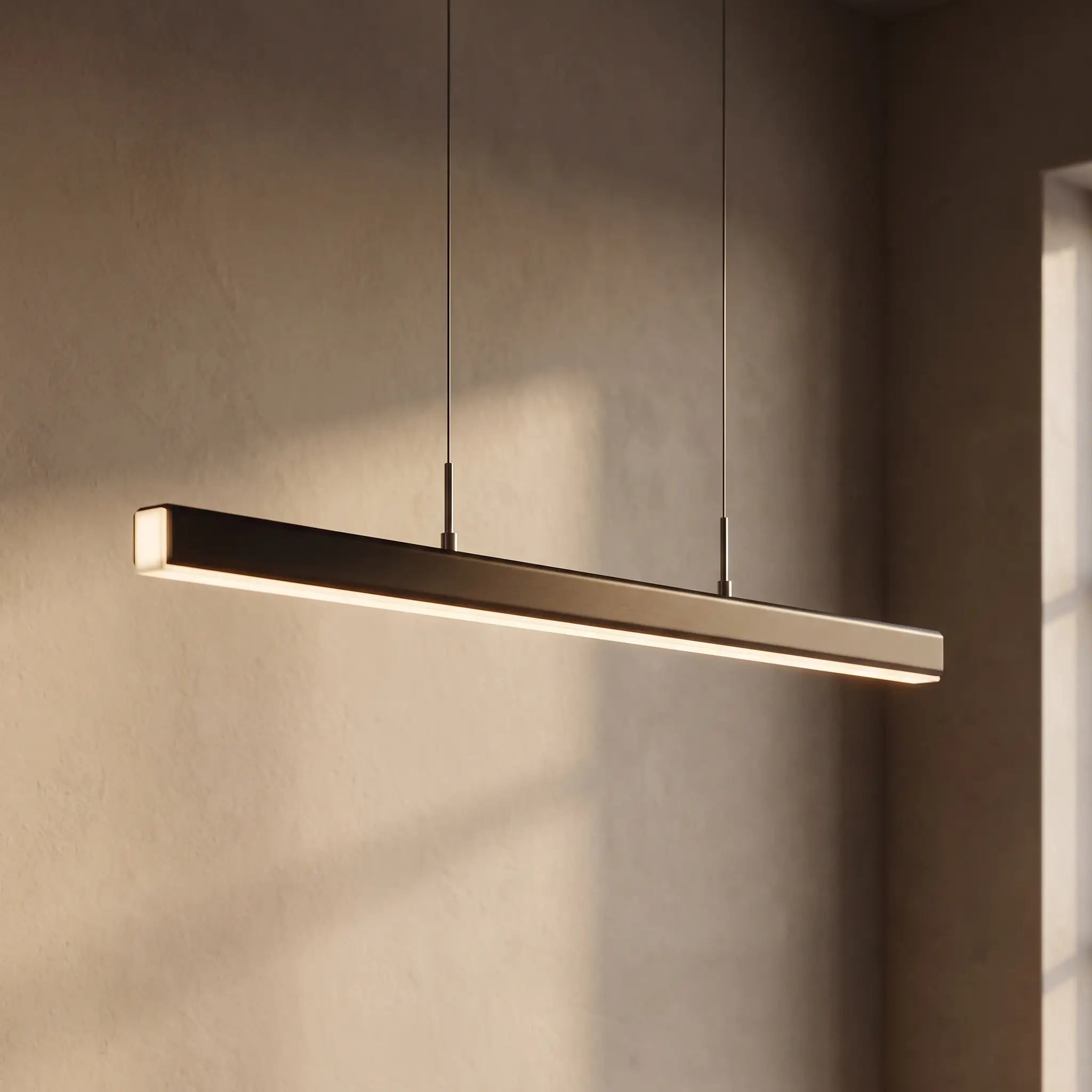 KENTO: Lineaire Hanglamp (Metaal) - Volsani