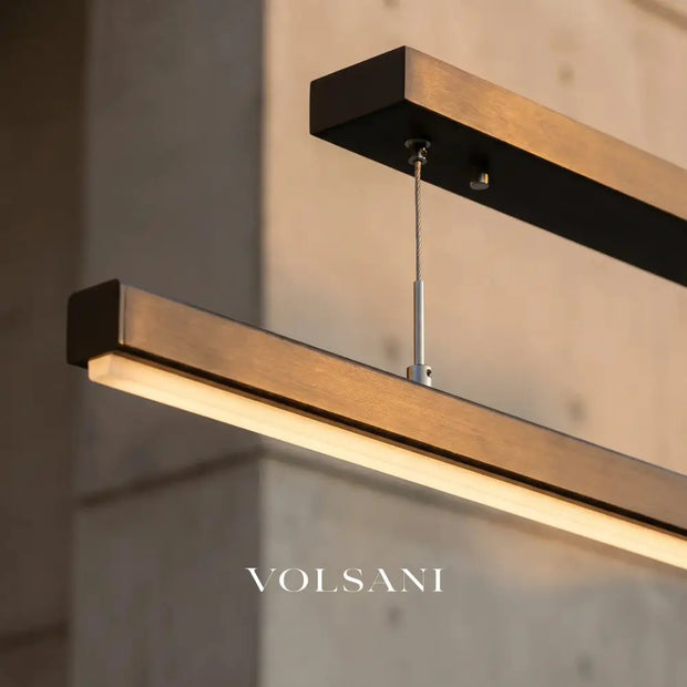 KENTO: Lineaire Hanglamp (Metaal) - Volsani
