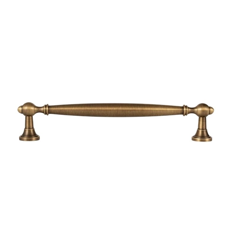 Brass Cabinet Knobs & Drawer Pull Bars, Classic Kitchen & Wardrobe Hardware, Brass Bronze or Chrome Finish, Set of 2, 1.1-6.2in
