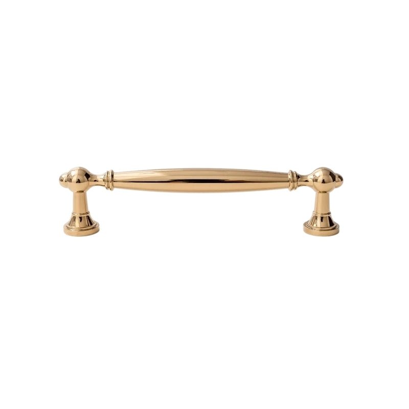 Brass Cabinet Knobs & Drawer Pull Bars, Classic Kitchen & Wardrobe Hardware, Brass Bronze or Chrome Finish, Set of 2, 1.1-6.2in