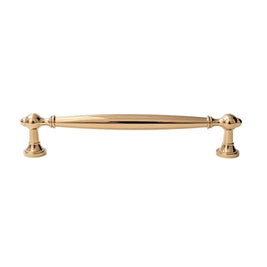 Brass Cabinet Knobs & Drawer Pull Bars, Classic Kitchen & Wardrobe Hardware, Brass Bronze or Chrome Finish, Set of 2, 1.1-6.2in