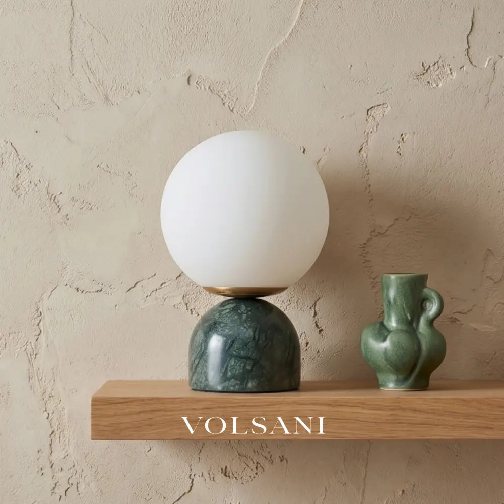 KOJI: Glazen Bureaulamp - Volsani