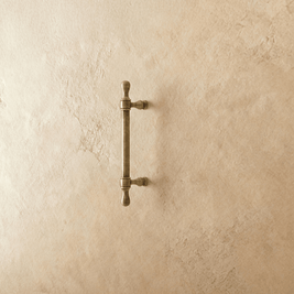 Antique Brass Cabinet Knobs & Drawer Pulls, Vintage Kitchen & Bathroom Hardware, Rust-Resistant Finish, Set of 2 Pieces, 0.7-12.6in