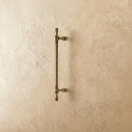 Antique Brass Cabinet Knobs & Drawer Pulls, Vintage Kitchen & Bathroom Hardware, Rust-Resistant Finish, Set of 2 Pieces, 0.7-12.6in