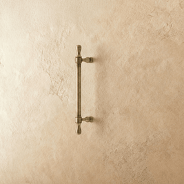 Antique Brass Cabinet Knobs & Drawer Pulls, Vintage Kitchen & Bathroom Hardware, Rust-Resistant Finish, Set of 2 Pieces, 0.7-12.6in