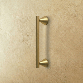 Crystal Ball Cabinet Knobs & Drawer Pulls, Modern Kitchen & Bathroom Hardware, Rust-Resistant Brass Surface, Set of 2, 2.2-7.6in