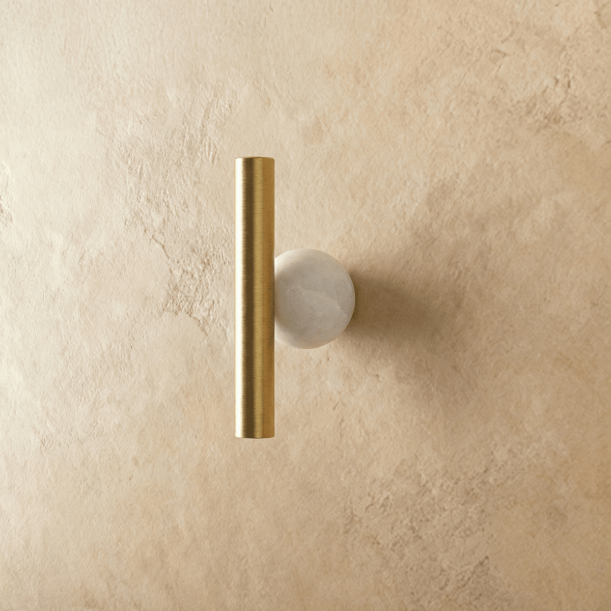 Crystal Ball Cabinet Knobs & Drawer Pulls, Modern Kitchen & Bathroom Hardware, Rust-Resistant Brass Surface, Set of 2, 2.2-7.6in