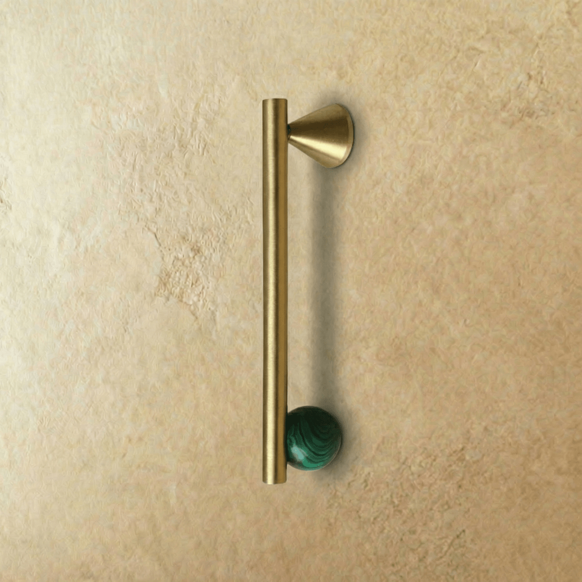 Crystal Ball Cabinet Knobs & Drawer Pulls, Modern Kitchen & Bathroom Hardware, Rust-Resistant Brass Surface, Set of 2, 2.2-7.6in