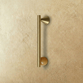 Crystal Ball Cabinet Knobs & Drawer Pulls, Modern Kitchen & Bathroom Hardware, Rust-Resistant Brass Surface, Set of 2, 2.2-7.6in