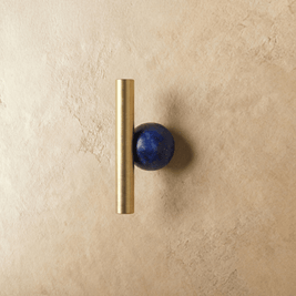 Crystal Ball Cabinet Knobs & Drawer Pulls, Modern Kitchen & Bathroom Hardware, Rust-Resistant Brass Surface, Set of 2, 2.2-7.6in