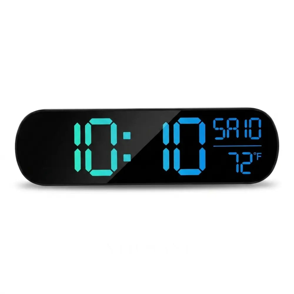 PIM large digital wall clock style A on white background