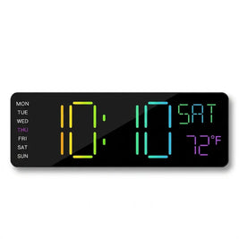 PIM large digital wall clock style B on white background