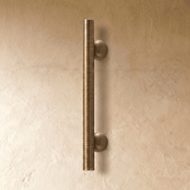 Premium Brass Cabinet Knobs & Drawer Pulls, Modern Kitchen & Wardrobe Hardware, Brass & Bronze Finish, Set of 2, 0.7-7.5in