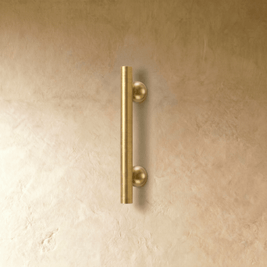 Premium Brass Cabinet Knobs & Drawer Pulls, Modern Kitchen & Wardrobe Hardware, Brass & Bronze Finish, Set of 2, 0.7-7.5in