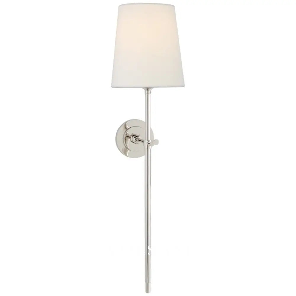 LOTTE: Wandlamp met Stoffen Kap (Messing) - Volsani