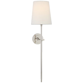 LOTTE: Wandlamp met Stoffen Kap (Messing) - Volsani