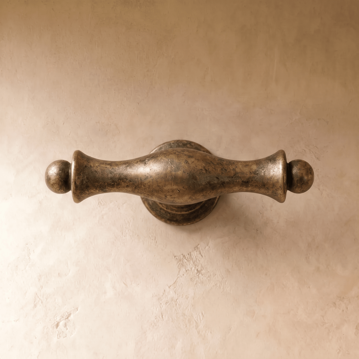 Curved Brass Cabinet Knobs & Drawer Pulls, Classic Kitchen & Wardrobe Hardware, Satin Brass & Bronze Finish, Set of 2, 1.2-7.6in