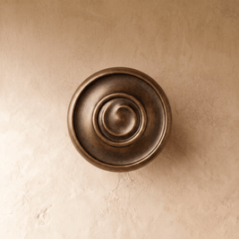 Curved Brass Cabinet Knobs & Drawer Pulls, Classic Kitchen & Wardrobe Hardware, Satin Brass & Bronze Finish, Set of 2, 1.2-7.6in