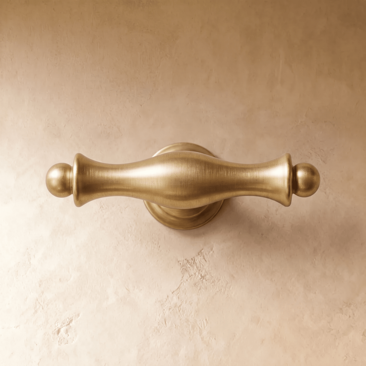 Curved Brass Cabinet Knobs & Drawer Pulls, Classic Kitchen & Wardrobe Hardware, Satin Brass & Bronze Finish, Set of 2, 1.2-7.6in