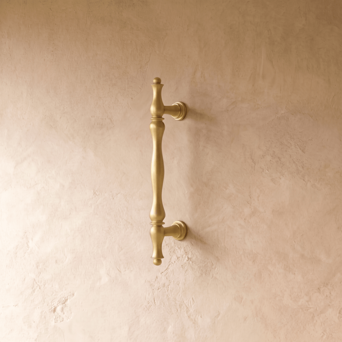 Curved Brass Cabinet Knobs & Drawer Pulls, Classic Kitchen & Wardrobe Hardware, Satin Brass & Bronze Finish, Set of 2, 1.2-7.6in