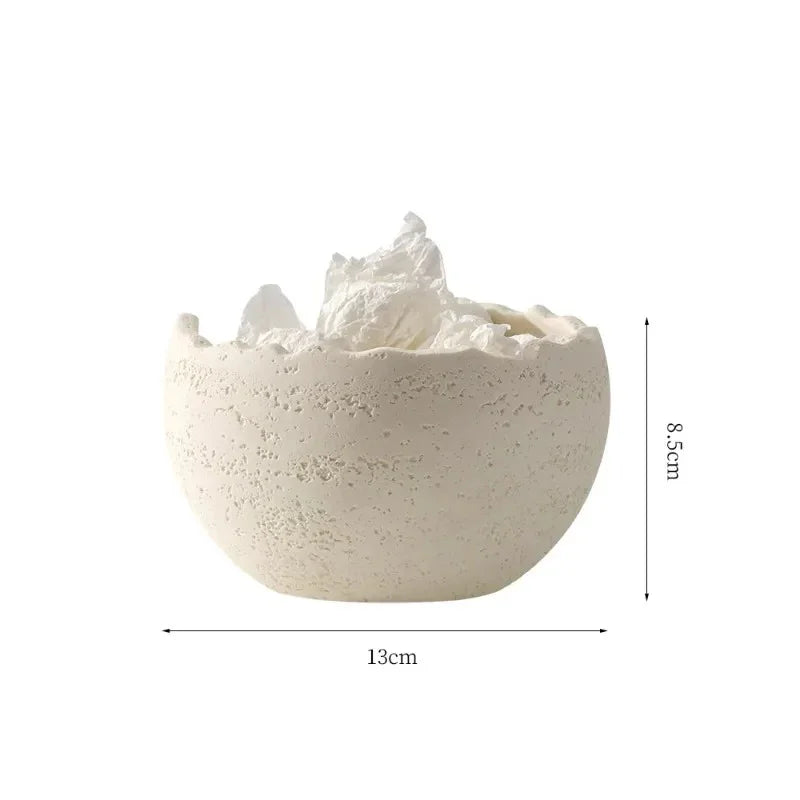 Stone Storage Box, Wabi Sabi Desk & Vanity Organizer Tray, Natural Stone