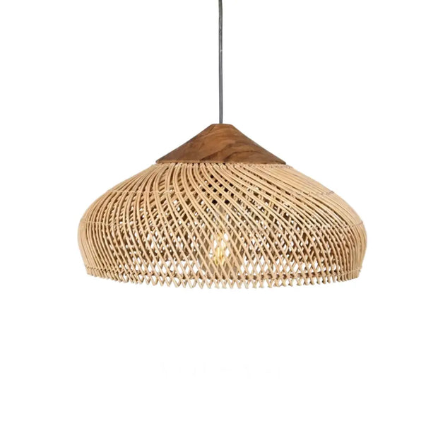MAKO: Gevlochten Bamboe Hanglamp - Volsani