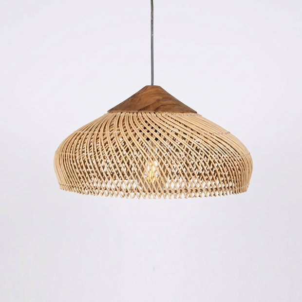 MAKO: Gevlochten Bamboe Hanglamp