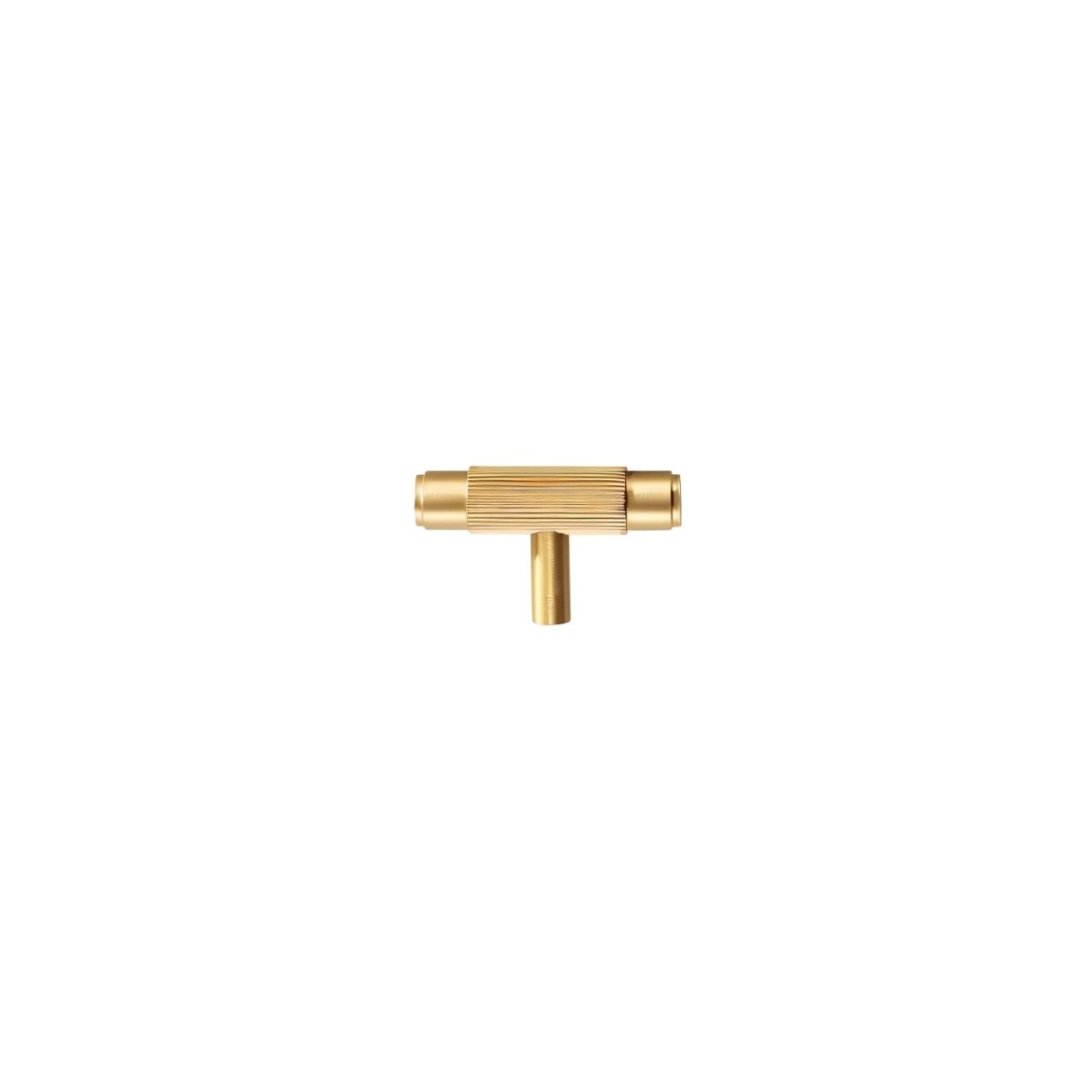 Knurled Brass Cabinet Knobs & Drawer Pulls, Modern Kitchen & Bathroom Hardware, Polished Finish, Set of 2 in 4 Colors, 2.1-8.8in